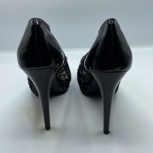 Guess Black Lace High Heels, size - 8.5 M in good condition. - Picture 6 of 7